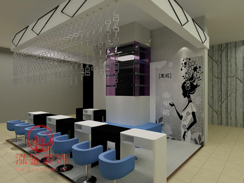 合肥美甲店裝修案例展示