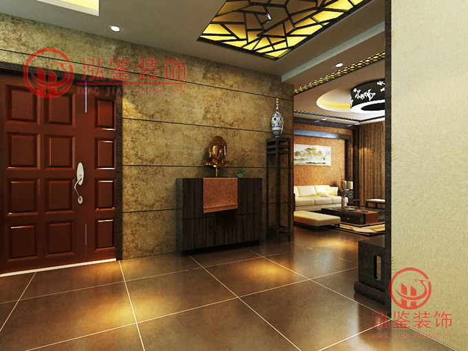 中式風(fēng)格鞋柜設(shè)計(jì)