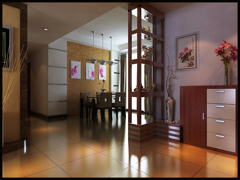 中式風(fēng)格餐廳裝修設(shè)計(jì)