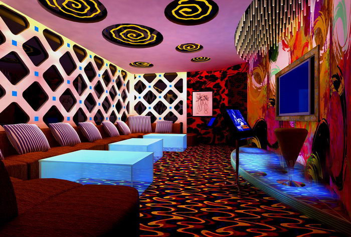 中檔ktv裝修效果圖