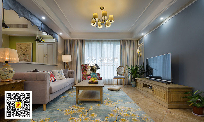 三室兩廳美式混搭