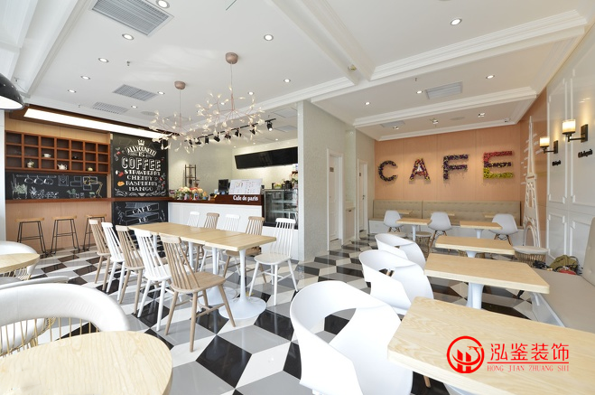 甜品店裝修效果圖-北歐風格甜品店裝修效果圖