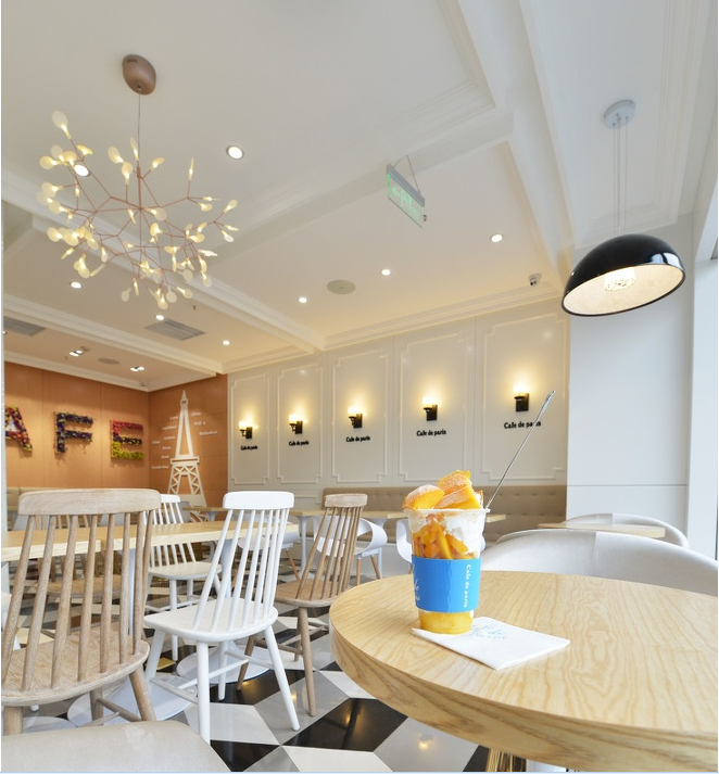 甜品店裝修效果圖-北歐風格甜品店裝修效果圖