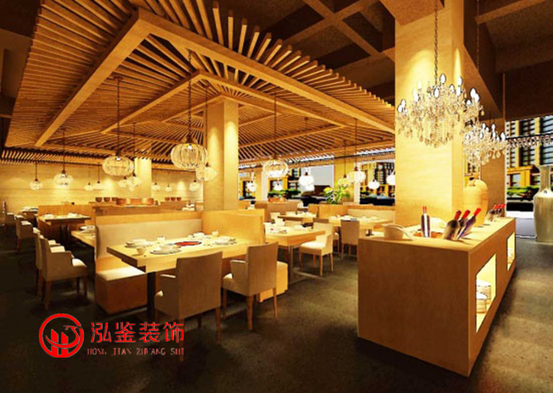 火鍋店裝修\燒烤店裝修案例效果圖