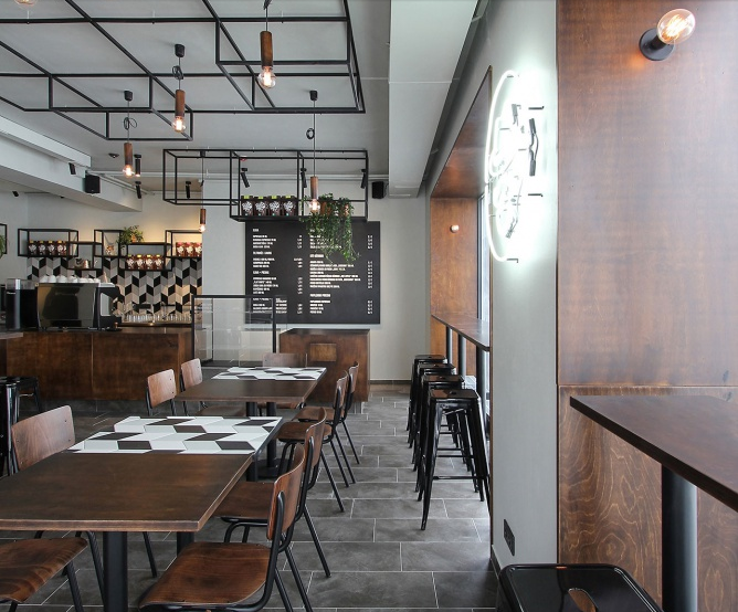 現(xiàn)代風格咖啡廳裝修案例